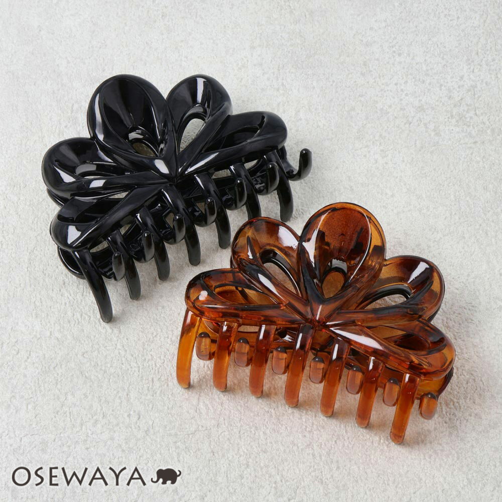 ヘアクリップ 8cm シンプル 透かし レース バンスクリップ | OSEWAYA ヘアアクセサリー ヘアアクセ レディース 女性 大人 プレゼント ギフト 結婚式 カジュアル おしゃれ オシャレ 可愛い シンプル