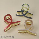 ヘアクリップ アクリル カラー ロール バンスクリップ | OSEWAYA ヘアアクセサリー ヘアアクセ レディース 女性 大人 プレゼント ギフト 結婚式 カ...