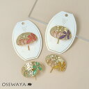 ヘアカフ フラワー カラー クリア ラメ メタル 透かし オーバル ヘアポニー ポニーフック | OSEWAYA ヘアアクセサリー ヘアアクセ レディース 女性...