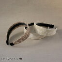 【5/9夜限定20%OFFクーポン】カチューシャ 花柄 幅広 ワイドカチューシャ | OSEWAYA ヘアアクセサリー ヘアアクセ レディース 女性 大人 プレ...