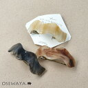 バレッタ ウェーブ マーブル アクリル サイズレスバレッタ【登録商標】 | OSEWAYA ヘアアクセサリー ヘアアクセ レディース 女性 大人 プレゼント ギ...