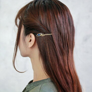 【OLGA】ヘアピン ギャラクシー アイ クリスタル | ヘアアクセサリー ヘアアクセ レディース 女性 大人 プレゼント ギフト 結婚式 カジュアル おしゃれ オシャレ 可愛い シンプル