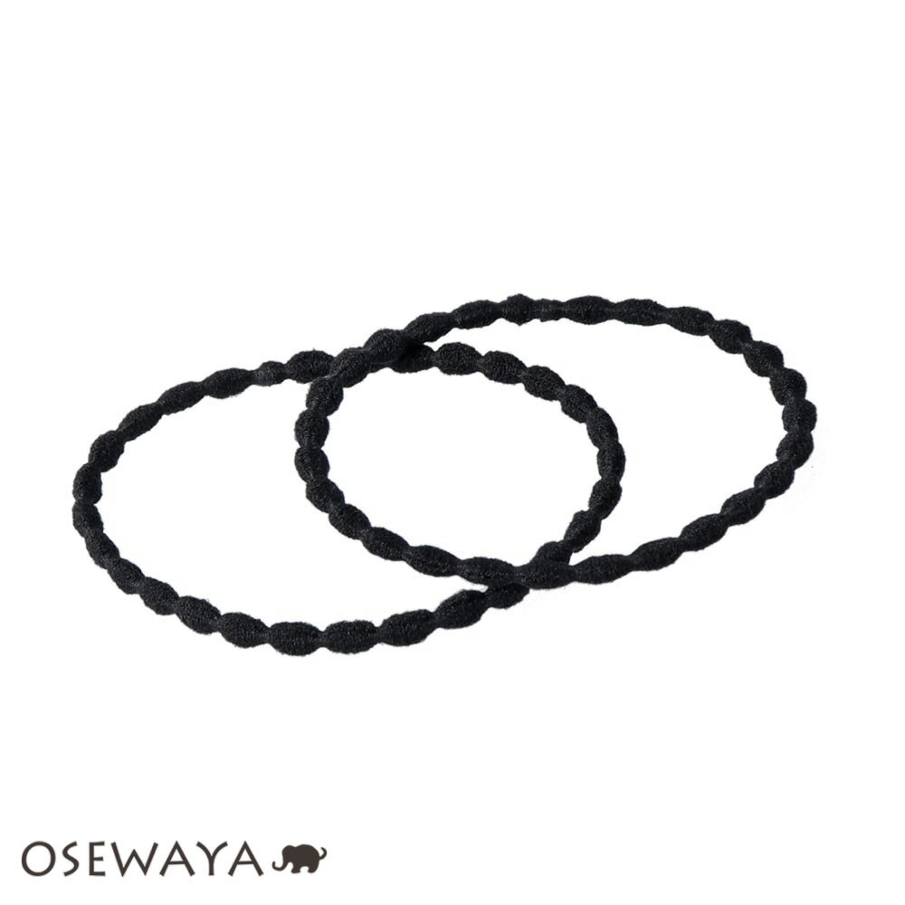 ヘアゴム シンプル ドットシェイプ 2本 セット ヘアポニー | OSEWAYA ヘアアクセサリー ヘアアクセ レ..