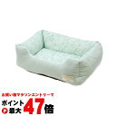 Homey ひんやり冷感プチ・フルールスクエアベッド S スモーキーグリーン【ペットプロジャパン】【120】【happiest】【宅配便送料無料】※他商品との同...