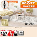 【直送】カジュアルコタツ(折脚)【KOT-7350-60】 HAGIHARA 萩原【60×60】【MS-303H 300W石英管ヒーター】【宅配便送料無料】※他...