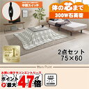 【お買い物マラソン最大47倍】【直送】こたつ+うす掛け布団 2点セット【カルテス7560MGY+スノウ7560SGY】グレー/グレー(丸) HAGIHARA 萩...