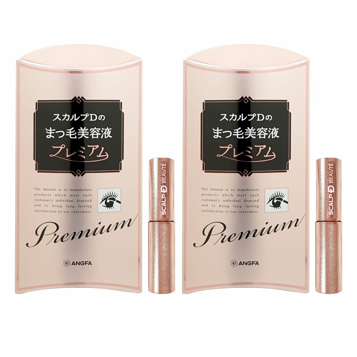 【2本セット】アンファー スカルプDボーテ ピュアフリーアイラッシュセラム プレミアム 4ml【まつげ美容液 まつ毛美容液】【メール便送料無料】 (6038802-set1)【itm】