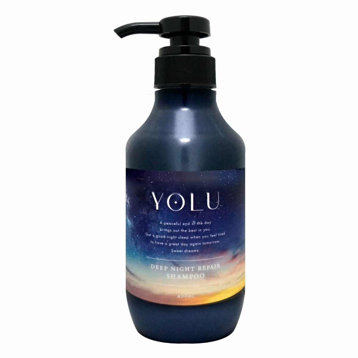 YOLU(ヨル) ディープナイトリペアシャンプー 本体 400ml ナイトリペア スリークナイトケア ナイトケア ナイト セラミド ナイトキャップ | 夜間美容 (6055638)