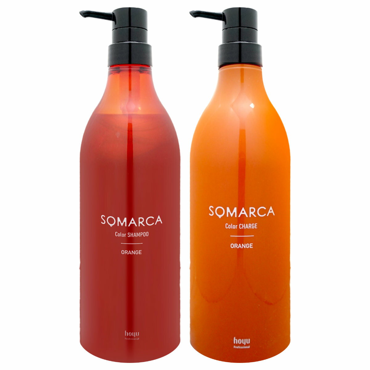 【お買い物マラソン】【セット】ホーユー hoyu ソマルカ オレンジセット カラーシャンプー770ml+カラーチャージ750g【ホームケア/ヘアカラー/染毛料】【宅配便送料無料】 (6044117-set1)