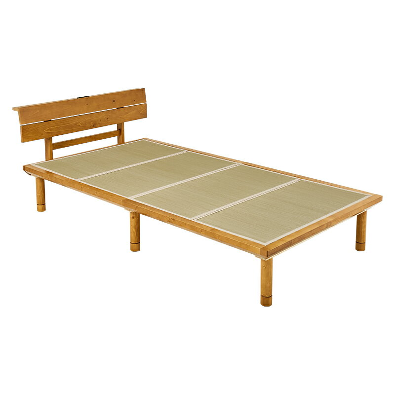 【直送】畳シングルベッド 【WB-7727S-LBRキフネ】ライトブラウン/キフネ HAGIHARA 萩原【宅配便送料無料】※他商品との同梱不可【HG】(6061860)