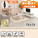 【20代限定!最大4000円OFFクーポン配布中】【直送】カジュアルコタツ(折脚)【KOT-7350-75】 HAGIHARA 萩原【75×75】【MS-303...