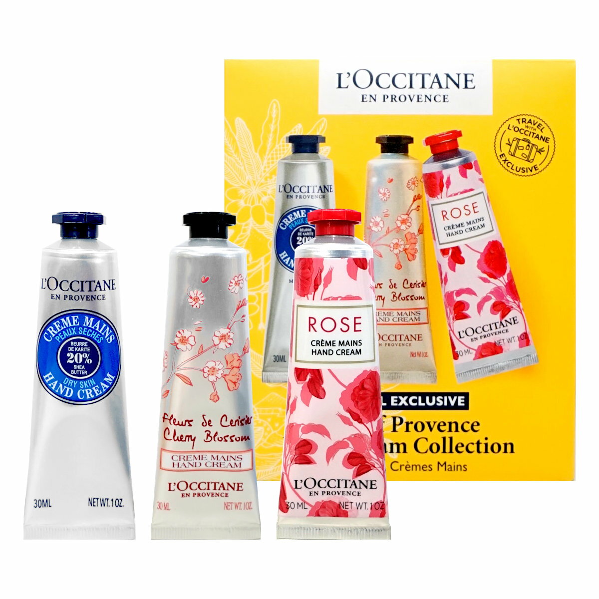 ロクシタン ベストオブプロヴァンス ハンドクリームキット 30ml×6本 (シア ローズ チェリーブロッサム 各2本) ハンドクリーム セット【L 039 OCCITANE】【宅配便送料無料】 (6056035)