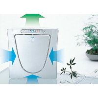 ツインバードマイナスイオン空気清浄機AC-D358PW(パールホワイト)