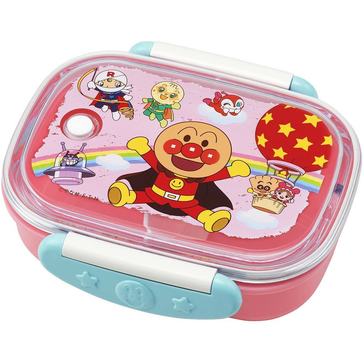 レック アンパンマン ロック式おべんとう箱 280ml KK-320(P)【お弁当箱/シリコンパッキン/スクエア形状/電子レンジOK/食洗機OK/ピンク】【宅配便送料無料】 (6045771)【itm】のサムネイル