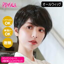 【バレないウィッグ】プリシラ オールウィッグ ロンドンショート A-679-TCK #耐熱ショコラブラック 【耐熱ファイバー100% ヘアアイロンOK 手洗いO...