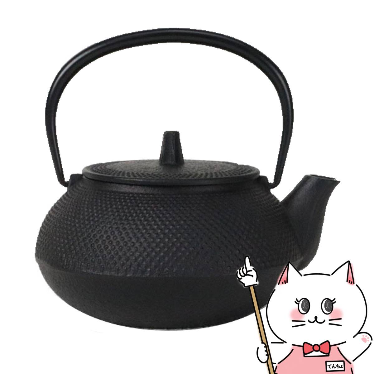 【最大400円OFFクーポン】岩鋳 12802 新5型あられ ホーローなし急須【南部鉄器 ガス直火対応 】【宅配便送料無料】 (6055741)