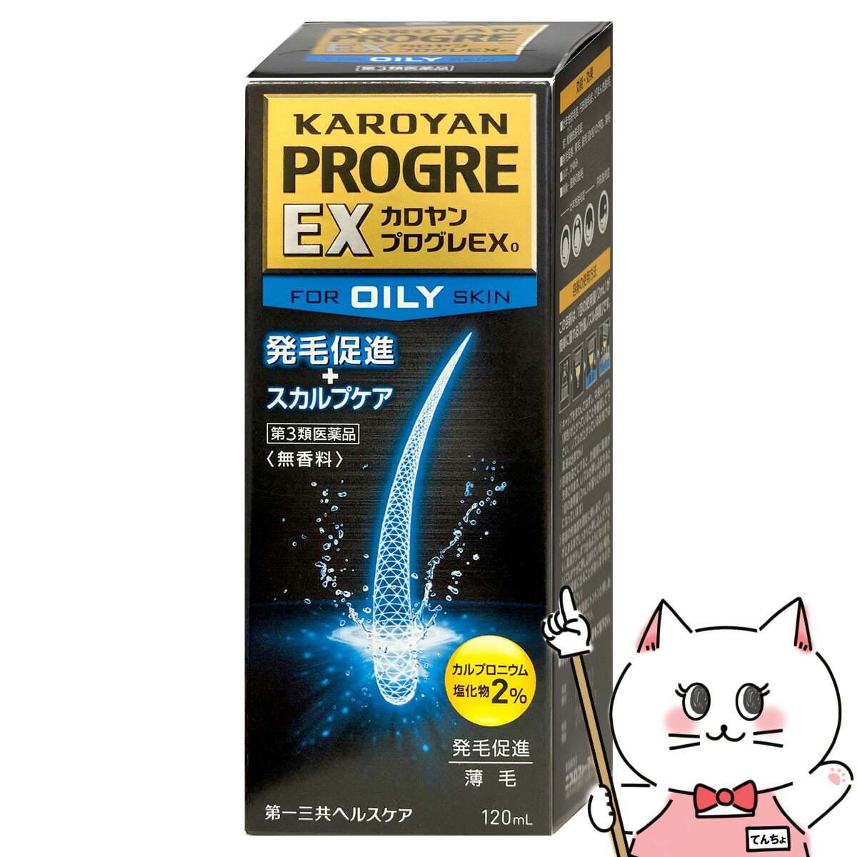 【第3類医薬品】カロヤンプログレEX　OILY　120ml