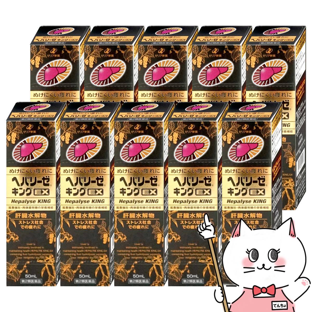 ヘパリーゼキングEX 50ml×10個 (6054262-set4)