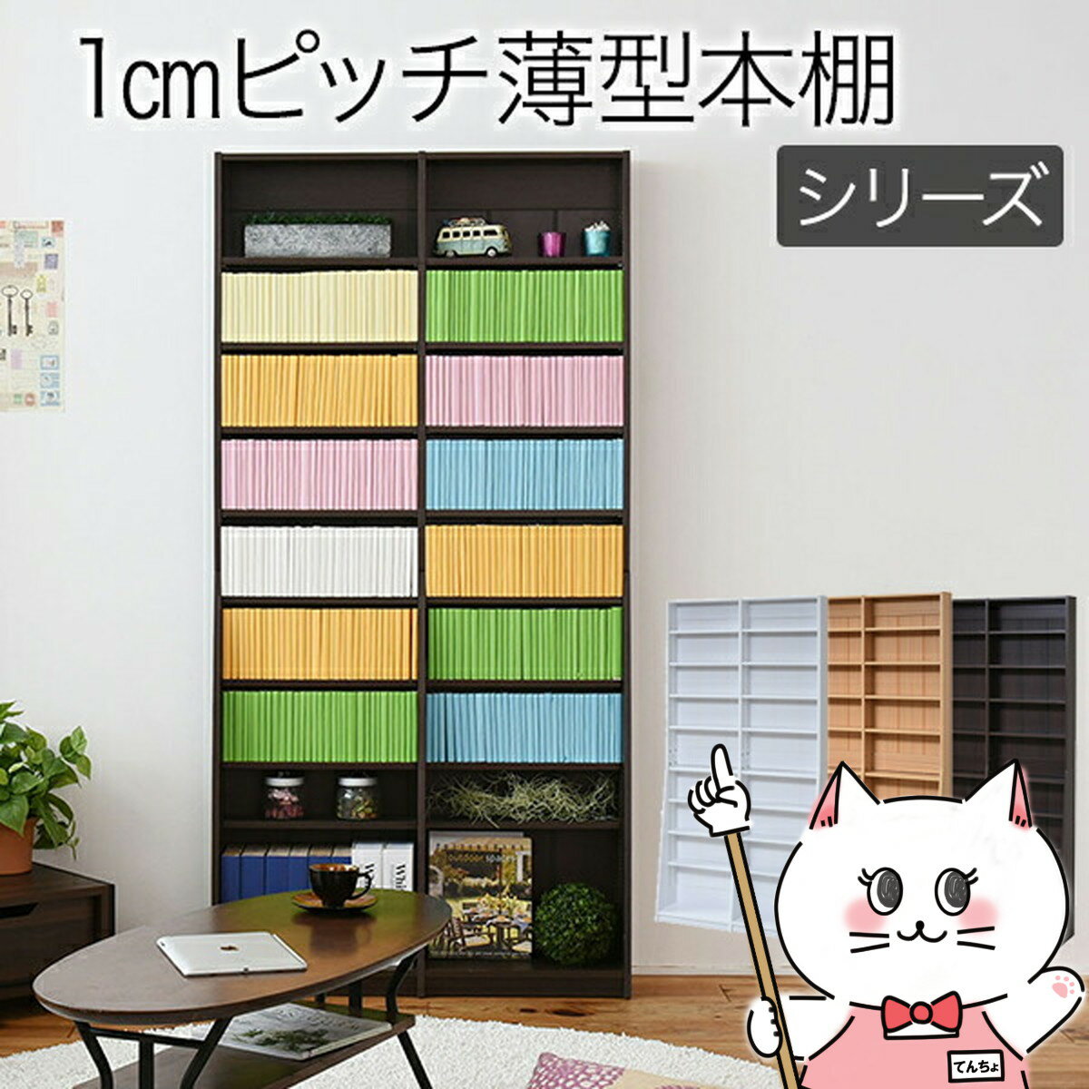 【クーポン配布中】【直送】1cmピッチ 文庫本収納ラック【FRM-0009-DB】【ダークブラウン】【宅配便送料無料】※他商品との同梱不可【TLB】(6031359)【cmp30】