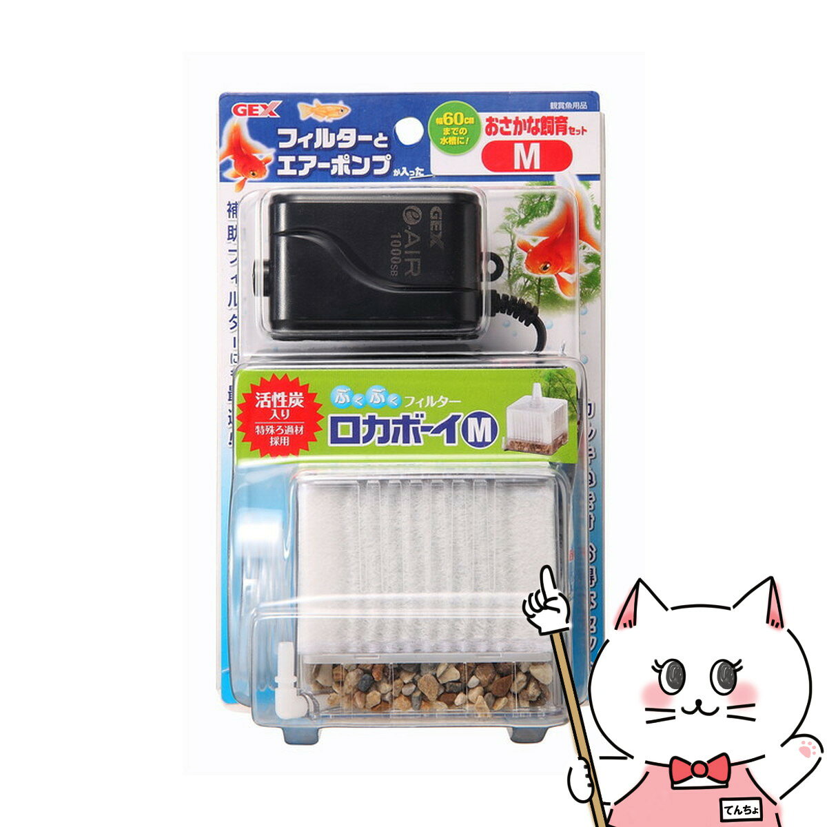 【最大400円OFFクーポン】ジェックス おさかな飼育セットM【happiest】【SBT】(6031512)