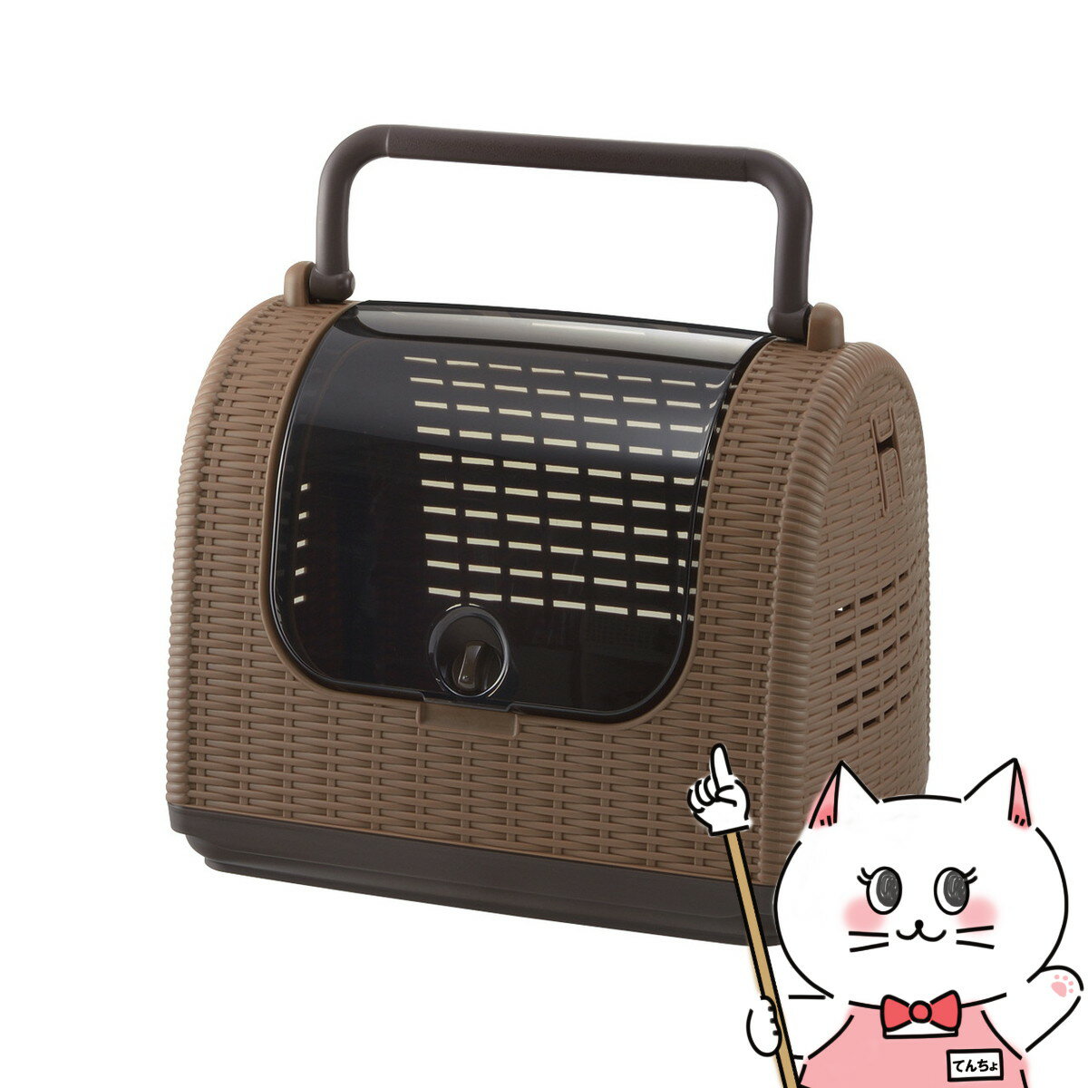 【最大400円OFFクーポン】リッチェル ラタンキャリー ブラウン【happiest】【120サイズ】【宅配便送料無料】※他商品との同梱不可(6041630)