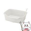 【お買い物マラソン】リッチェル ラプレ ネコトイレ 深型 60 ホワイト【happiest】【160サイズ】【宅配便送料無料】 (6046595)