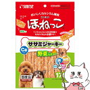 人の約20倍のカルシウムが必要な愛犬のために作られた、やわらかおいしい野菜入りのササミジャーキーです。メーカー/ブランド株式会社マルカン サンライズ事業部原材料肉類(鶏胸肉、鶏ササミ等)、穀類、でん粉類、食物繊維、油脂類、野菜類(キャベツ、にんじん等)、乳類(ミルクカルシウム等)、グルコサミン(カニ由来)、サメ軟骨抽出物(コンドロイチンを含む)、リン酸化オリゴ糖カルシウム、増粘安定剤(加工デンプン、グリセリン)、保存料(ソルビン酸カリウム)、香料、ミネラル類(焼成カルシウム、リン酸カルシウム、炭酸カルシウム)、着色料(二酸化チタン、黄4、赤40、黄5、赤102、青1)、アミノ酸類(ロイシン、リジン、バリン、イソロイシン、スレオニン、フェニルアラニン、メチオニン、ヒスチジン、トリプトファン)、酸化防止剤(ミックストコフェロール、ローズマリー抽出物)保証成分たん白質17.0％以上、脂質0.8％以上、粗繊維7.0％以下、灰分5.0％以下、水分25.0％以下エネルギー約270kcal/100g賞味期限12ヶ月区分日本製/ペット用品広告文責ピュアクリエイト株式会社TEL:048-529-7355