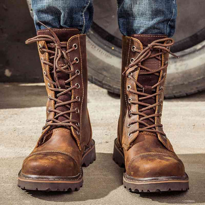 スエード 本革 防水 フロント ワーク あったか レザー ブランド ブーツ完全 シューズ ジッパー ハイカット モード 秋 冬 メンズ