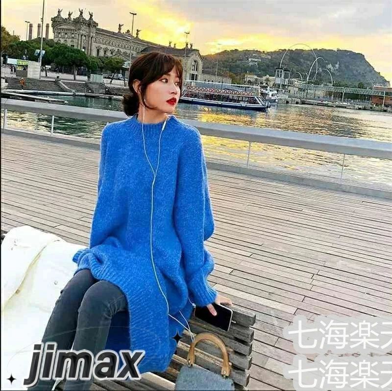 ニットワンピース 長袖 ロング レディース 春 冬 ワンピース 膝下ワンピース レディース 春 春 冬 長袖 マキシ丈ワンピース 無地セーター ニットワンピース 着痩せ オシャレゆったりセーター ホワイトデー