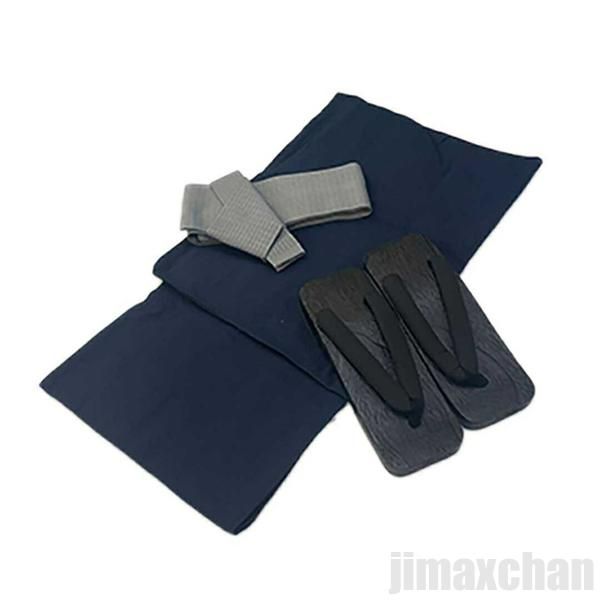 気楽 浴衣 メンズ用 しじら織り 3点セット 選べる3カラー 夏 男 ゆかた 和服 紳士 浴衣セット 男性浴衣 ゆたか レトロ 帯セット 下駄 黒 夏コーデ 着...