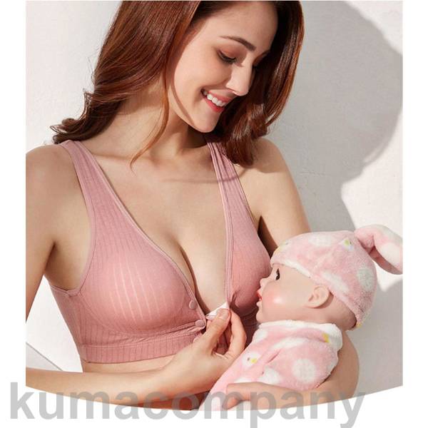 授乳ブラ 2枚セット マタニティブラ 敏感肌 前開き 大きいサイズ ノンワイヤー インナー 垂れ防止 授乳 ブラ ブラジャー カップ入り コットン 3