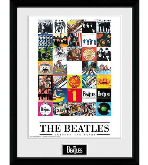 ファンは大喜び/ビートルマニアのあなたに/【The Beatles/額入りメモラビリア】見慣れたレコードジャケットやメンバー画像がいっぱい/思い出がいっぱい/いつも一緒うれしいな/ビートルズ 大好…