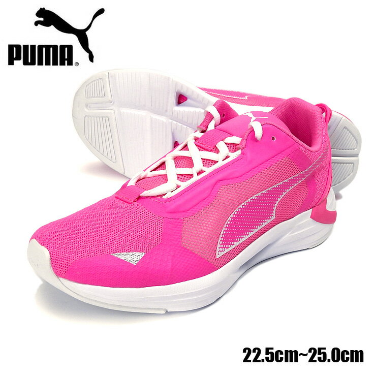 PUMA MINIMA WNS プーマ 22.5 23 23.5 24 24.5 25 プーマ ミニマ ウィメンズ ランニング シューズ 193769 03 ローカットスニーカーシューズ 女性用 婦人 靴 くつ レースアップ 紐 ひも トレーニング ジョギング 陸上 蛍光 ネオン ピンク あす楽