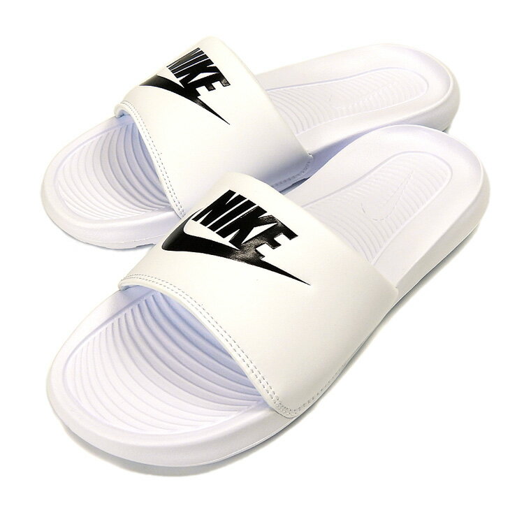 箱アウトレット NIKE VICTORI ONE SLIDE レディース用サンダル 22 23 24 25 ナイキ ビクトリー ワン CN9677 100 レディース 婦人 メンズ 男性 無地 スポーツサンダル ビーチサンダル シャワーサンダル ビーサン 靴 くつ ホワイト 白 送料無料