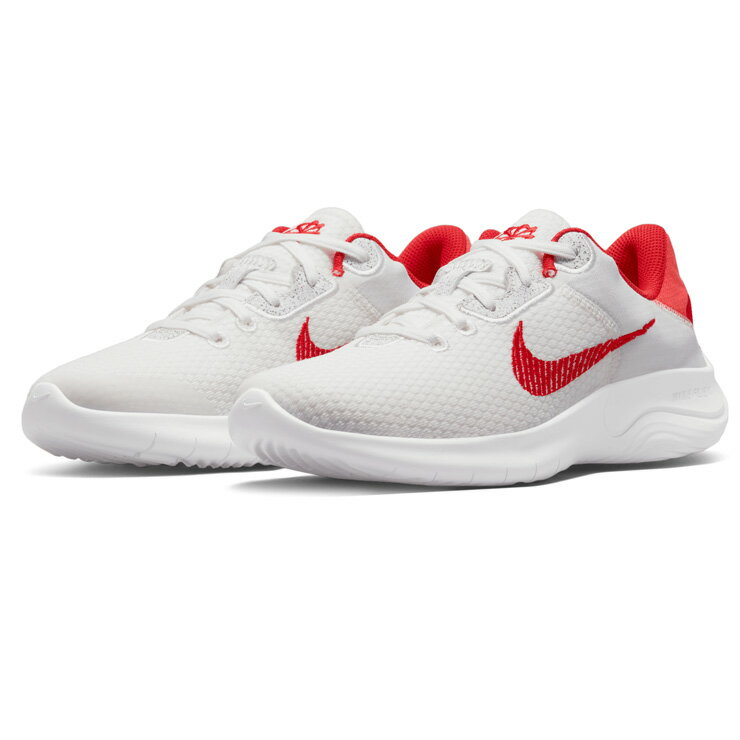 Nike W FLEX EXPERIENCE RN 11 NN レディース用ローカットスニーカーシューズ 23 23.5 24 24.5 DD9283 101 ナイキ ウィメンズ フレックス エクスペリエンス ラン 11 NN 女性 婦人 靴 くつ レースアップ 紐 ひも ホワイト レッド 箱アウトレット