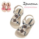 Ipanema DREAMS III BABY ベビー サンダル 12.5 13.5 14.5 15.5 イパネマ ドリーム3 SP83083 子ども 子供 男の子 女の子 ビーサン ビーチサンダル オープントゥ リボン ボタン 豹柄 ヒョウ レオパード タータンチェック ベージュ ピンク 箱アウトレット 送料無料