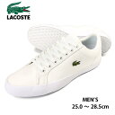 ラコステ スニーカー メンズ LACOSTE LEROND BL 2 メンズ用スニーカーシューズ 25 25.5 26 26.5 27 28 28.5 ラコステ ルロン 33CAM 1033 CAM1033 キャンバス 靴 くつ ローカット レースアップ 紐 ひも 軽量 丈夫 男性用 紳士用 白 ホワイト WHITE 箱アウトレット