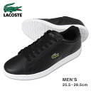 LACOSTE CARNABY EVO BL 21 1 SMA メンズ用スニーカーシューズ 25.5 26 26.5 27 28 28.5 ラコステ カーナビー エヴォ 41SMA0002312 SN00021 オーソライト 靴 くつ ローカット レースアップ 紐 ひも 黒 ブラック Black BLK/WHT 箱アウトレット