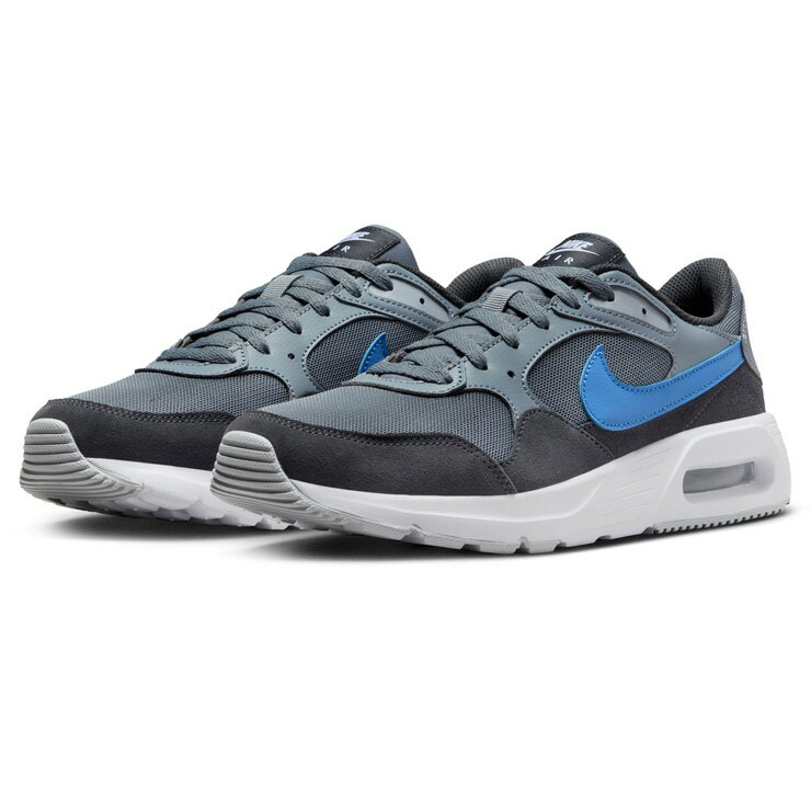 ナイキ NIKE AIR MAX SC メンズ用ローカットスニーカーシューズ 26 26.5 27 27.5 28 CW4555 014 ナイキ エアマックス SC メンズシューズ 男性 紳士 靴 くつ 軽量 運動靴 スポーツ ウォーキング ランニング シンプル COOL GREY/UNIVERSITY BLUE 箱アウトレット