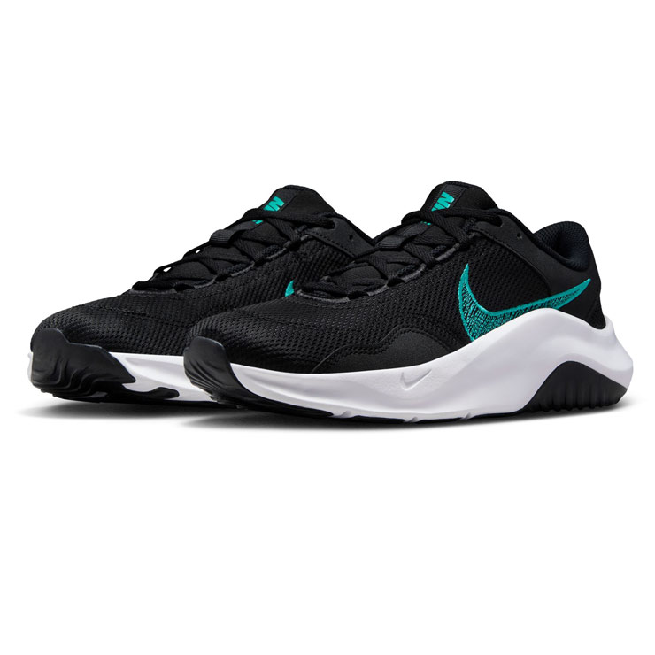 楽天おしゃれMarketM NIKE LEGEND ESSENTIAL 3 NN ローカットスニーカーシューズ BLACK/CLEAR JADE-WHITE メンズ 25 25.5 26 26.5 27 27.5 28 28.5 DM1120 009 ナイキ レジェンドエッセンシャル3 ネクストネイチャー 男性 紳士 靴 くつ 運動 ランニング 黒 ブラック 箱アウトレット