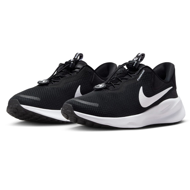 NIKE REVOLUTION 7 EASYON åȥˡ塼  BLACK/WHITE 25.5 26 26.5 2...