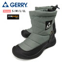 GERRY スノーブーツ レディース 秋冬 GRY S M L LL GR-5569 ジェリー ショートブーツ ウィンターブーツ レインシューズ レインブーツ 女性 婦人 防寒 靴 くつ 長靴 長ぐつ アウトドア CORDURA コーデュラ ナイロン グレー GRAY 箱アウトレット あす楽