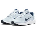 NIKE REVOLUTION7(GS) スニーカーシューズ キッズ・ジュニア ブルー グレー 20 20.5 21 21.5 22 22.5 23 23.5 24 ナイキ レボリューション スニーカー FB7689 004 子ども 子供 男児 女児 紐 ひも 靴 くつ FOOTBALL GREY/MIDNIGHT NAVY 箱アウトレット