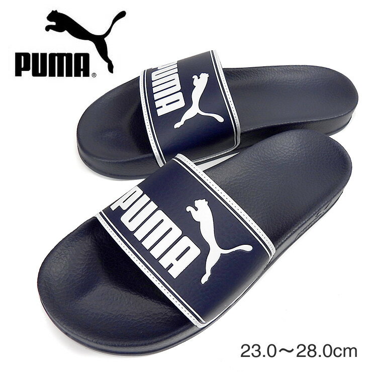 PUMA Leadcat サンダル 23 24 25 26 27 28 29 メンズ レディース ユニセックス プーマ リードキャット 360263 02 ネイビー スポーツサンダル シャワーサンダル ビーチサンダル ビーサン 靴 くつ 無地 紺 peacoat-white 箱アウトレット 送料無料