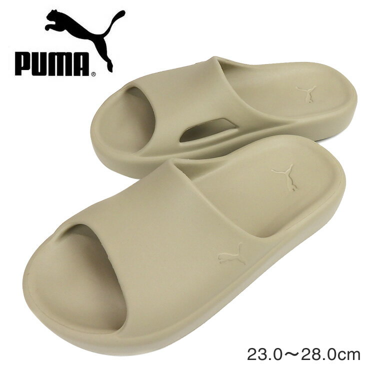 PUMA Shibui Cat サンダル 23 24 25 26 27 28 メンズ レディース ユニセックス プーマ シブイキャット 385296 08 ベージュ スポーツサンダル シャワーサンダル ビーチサンダル ビーサン スリッパ 靴 くつ ロゴ 無地 バーチツリー birch tree-birch tree 箱アウトレット