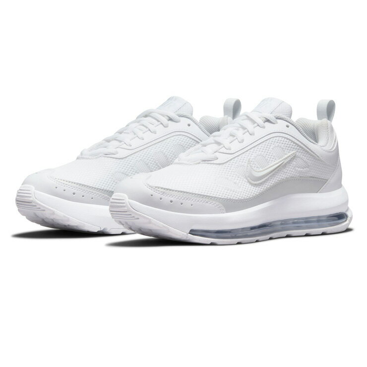 WMNS NIKE AIR MAX AP スニーカーシューズ レディース 23 23.5 24 24.5 25 ナイキ ウィメンズ エアマックス AP ローカット 女性 CU4870 102 靴 くつ レースアップ 紐 ひも 白 ホワイト WHITE/PURE PLATINUM-WHITE 箱アウトレット