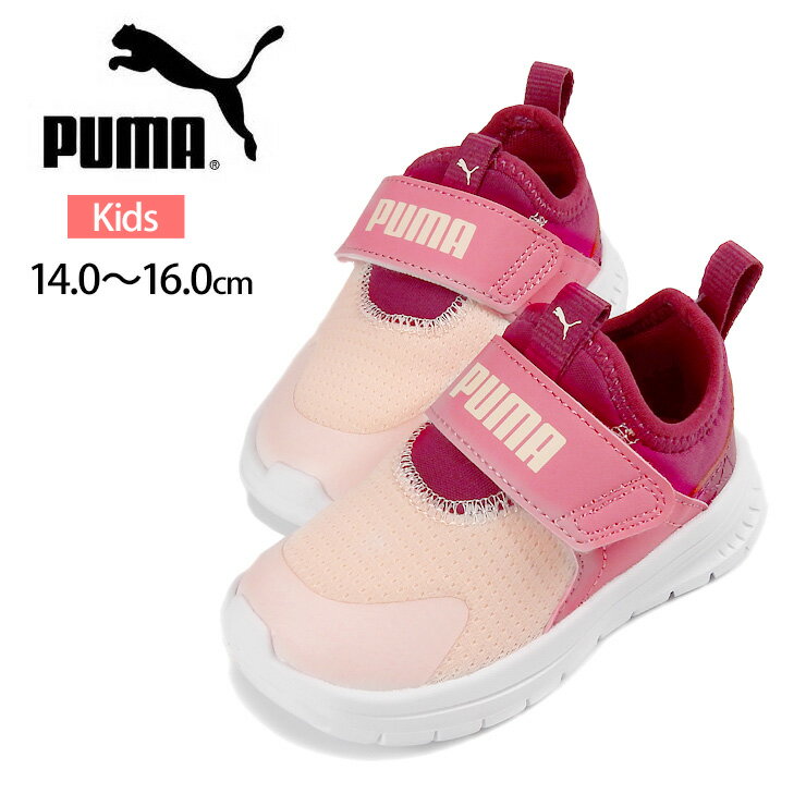 PUMA Evolve Slip On Inf 14 15 16 スニーカーシューズ ベビー キッズ プーマ エボルブスリップオンインファント ローカット 389136 08 スリッポン ベビー 赤ちゃん トドラー 幼児 子供 子ども 靴 赤 ピンク レッド frosty pink-pinktastic 箱アウトレット