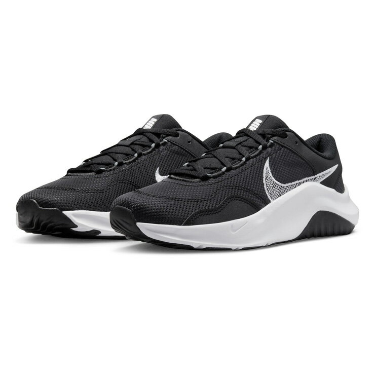 楽天おしゃれMarketNIKE W LEGEND ESSENTIAL 3 NN スニーカーシューズ レディース 23 23.5 24 24.5 25 ナイキ レジェンドエッセンシャル 3 ネクストネイチャー ローカットウィメンズ 女性 婦人 DM1119 001 靴 くつ レースアップ 紐 ひも 黒 ブラック BLACK/WHITE-IRON GREY 箱アウトレット