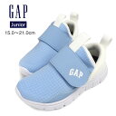 GAP キッズ ジュニア スニーカー シューズ 15 16 17 18 19 20 21 ブルー 青 GPK12433 ギャップ マジックテープ ベルクロ 面テープ ローカット スリッポン 子供 靴 男児 女児 男の子 女の子 SAX 箱アウトレット sh2013