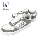 GAP ローカット スニーカー シューズ メンズ レディース ホワイト グレー 23 GPU52411 ギャップ 男性 紳士 女性 婦人 靴 レースアップ 紐 ひも 合成皮革 合皮 白 WHITE/GRAY 箱アウトレット sh2086